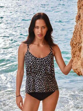 Miraclesuit Grace Tankini Top in Pebbles